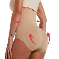 【LZ】 Calcinha Cintura Alta para Mulheres Controle De Barriga Shapewear Emagrecimento Do Corpo Cintura Pós-parto Calcinha Trainer Cintura