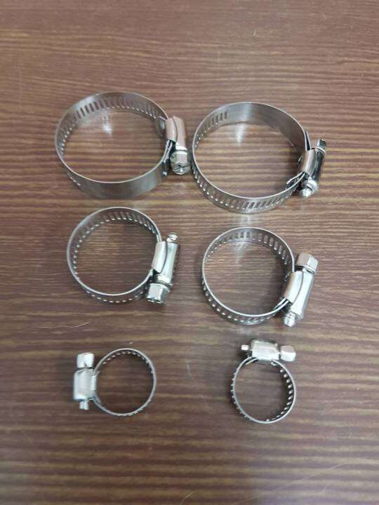 hose-clamps-เข็มขัดรัดท่อแสตนเลส-สำหรับงานรัดท่อสายยาง-ท่อพีวีซีให้มีความแน่นหนามากขึ้น-ป้องกันการรั่วซึม