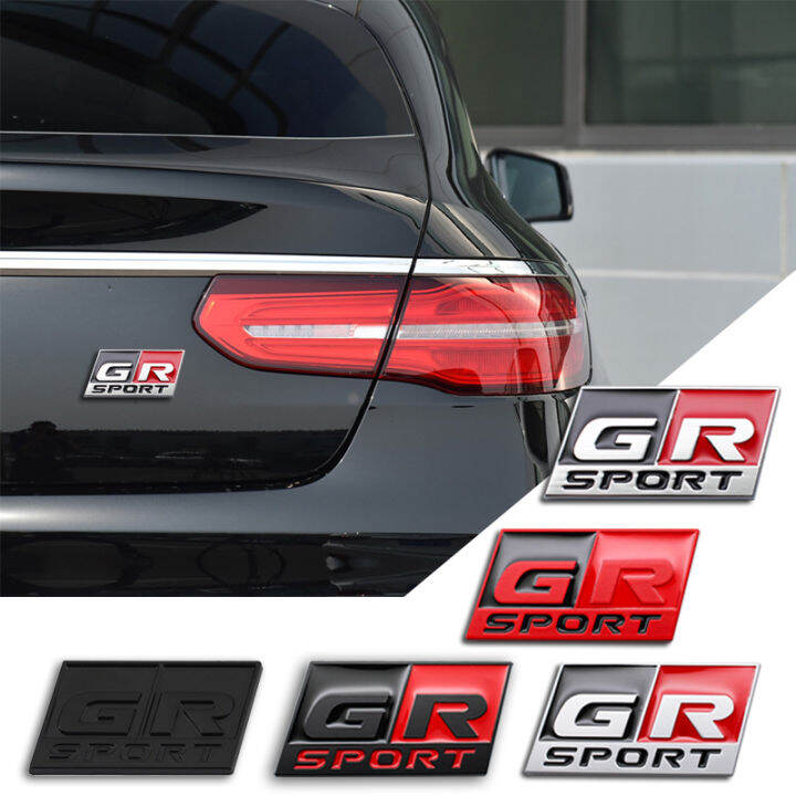 Pc D Metal Gr Gr Sport Logo Car Emblem Sticker Auto Body Rear Trunk Badge Decal Accessories