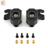 Brass Front Steering Knuckle Kit Metal Steering Block Knuckle Spare Parts Compatible ForAxial SCX10PRO 1/10 AXI03028 RC Car