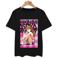 เสื้อยืดการ์ตูน Asuka 2023คุณภาพสูงลำลองแนวสตรีทวินเทจผู้ชายเสื้อยืดคอกลมแขนลำลองขาสั้นแฟชั่นพิมพ์ลายเสื้อ100% ฤดูร้อนเสื้อคอกลมใหม่