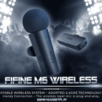 ?ไมค์ไร้สาย?FIFINE M6 WIRELESS LAPEL MICROPHONE FOR ANDROID ไมค์ติดเสื้อ ?ไมค์ไลฟ์สด? ประกันศูนย์ไทย