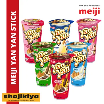 Meji YAN YAN Cup Chocolate Dip & Biscuit Stick Snack 44g HALAL