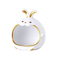 Creative Resin Big Mouth Rabbit Storage Box Multi-Purpose Living Room Entrance Decoration Candy Storage Box Gift