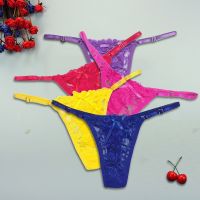 【cw】 3Pcs/lots Thongs Panties Transparent Panty See Through Erotica Adjustable G String T back 【hot】 !