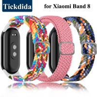 ertgga Bracelet for Xiaomi Mi Band 8 Strap Nylon Braided SOLO LOOP Pulseira Bracelet Miband8 Wristband Belt Mi Band 8 Correa