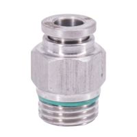 【YF】☊۩  M5 1/8  1/4  3/8  1/2  BSPP Male Air Pneumatic 304 Push In Release Fitting Plumbing Gas