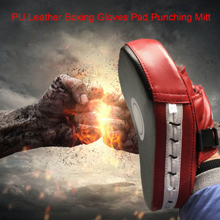 boxing-gloves-pad-fight-training-pu-leather-kickboxing-protective-wear-resistant-portable-breathable-punching-mitt-muay-thai