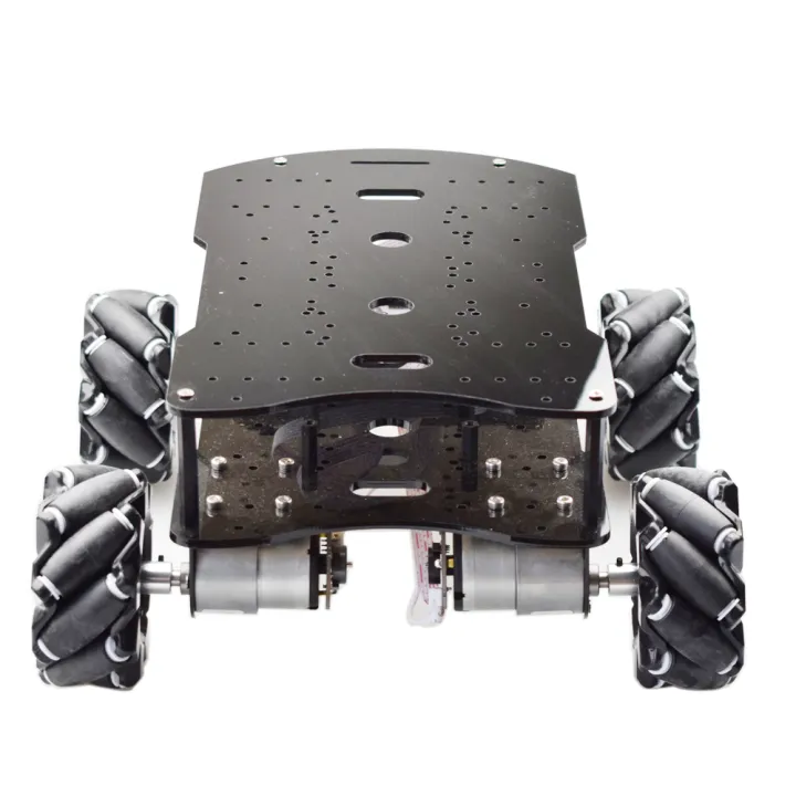 10KG load Metal Omni Mecanum Wheel Robot Car Chassis Kit with 4pcs ...