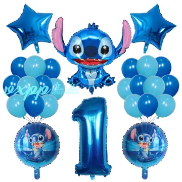 Lilo & Stitch Theme Birthday Party Decoration Kids Toy Gift Latex Aluminum Foil  Balloon Disposable Tableware Event Supplies