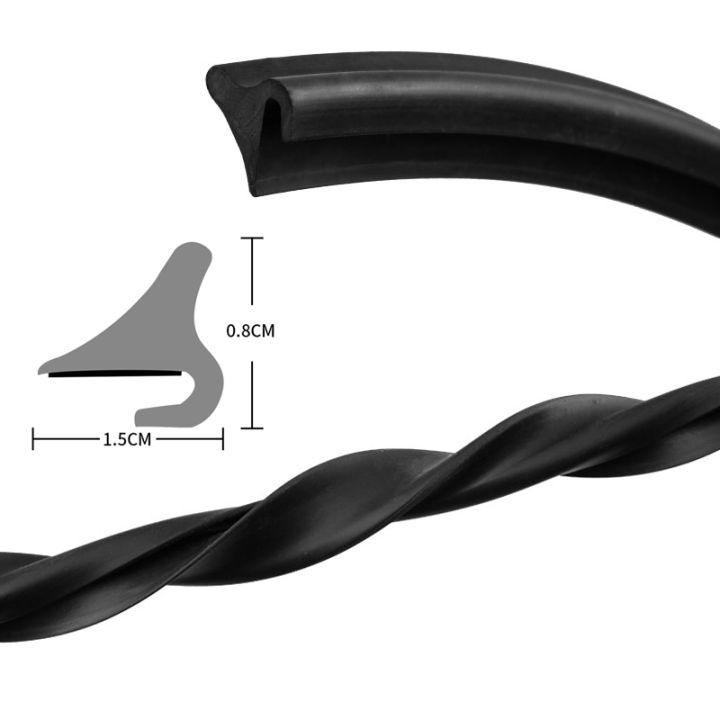 รถแถบซีล-windshied-สปอยเลอร์ฟิลเลอร์ปกป้องขอบ-weatherstrip-แถบสติ๊กเกอร์อุปกรณ์รถยนต์สำหรับโตโยต้าไฮแลนเดอ2018-2022