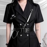 【YF】❈✌✌  GAMPORL Leather Harness Chain Belts Bondage Bdsm Suspenders Waistband Garter Stockings