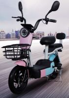 Electric Bicycle รถจักรยานไฟฟ้า หน้าจอดิจิตอล มีกระจก มีไฟเลี้ยว มีขาปั่น รถไฟฟ้าผู้ใหญ่ จักรยานไฟฟ้าผู้ใหญ่ ไฟ LED พร้อมกระจกมองหลัง