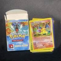 การ์ดการ์ดโปเกมอน MegaGX Shining Cards Charizard ครบรอบ25th Venusaur Mewtwo การ์ดคอลเลกชันเกมภาษาอังกฤษ L5ของขวัญของเล่นเด็ก54ชิ้น