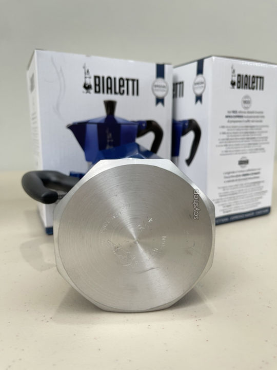 bialetti-moka-pot-หม้อต้มกาแฟ-รุ่น-moka-color-ขนาด-3-cups-สีน้ำเงิน