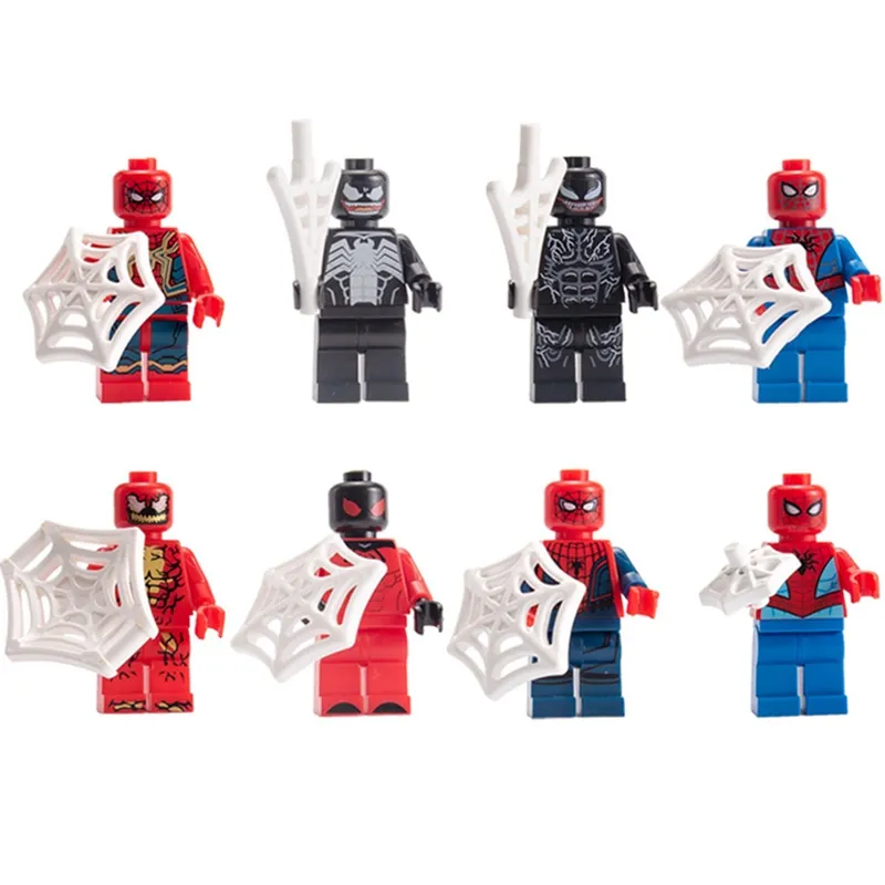 Tương Thích Với Lego Marvel Minifigures Minifigures Khối Xây Dựng Tượng Nhỏ  Lắp Ráp Cho Trẻ Em 