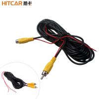 RCA Male Female Car Reverse Rear View Parking Camera Video Extension Cable Cord with Trigger Wire 5 10 15 20 Meters Vehicle Backup Cameras