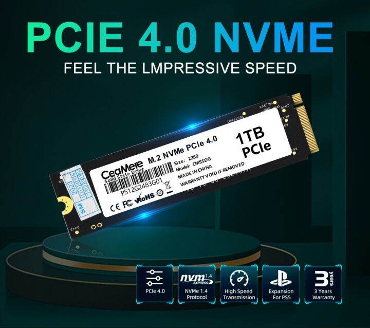 m2โซลิดสเตทไดรฟ์-nvme-pcie-4-0-m-2-2280-1tb-2tb-pcie4-0-4-0-nvme-สำหรับพกพาติดตั้งภายในแล็ปท็อป-zlsfgh