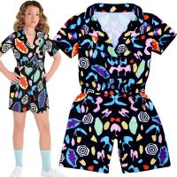 eleven girls Cosplay Costume 11 Romper Suit Juniors Playsuit Top kids Halloween Costume for children