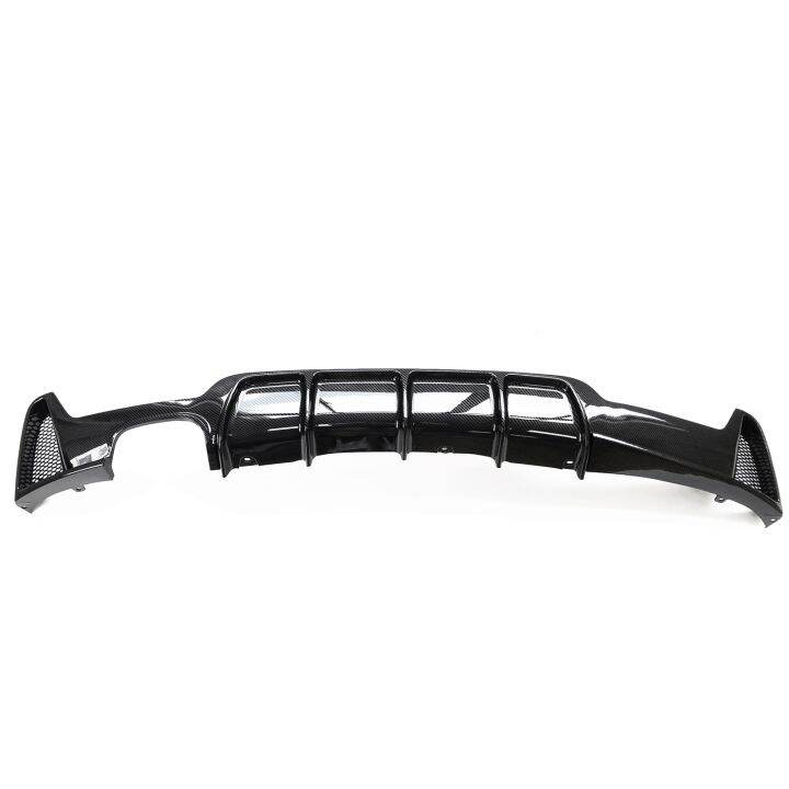 สำหรับ-bmw-f32-f33-f36-4-series-435i-2014-2020-m-กีฬากันชนหลัง-d-iffuser-ลิปคาร์บอนไฟเบอร์ดูรถยาม-s-plitter-สปอยเลอร์แผ่น