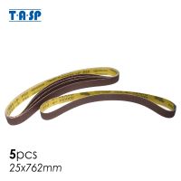 TASP 5pcs 25 x 762mm Abrasive Sanding Belts Wood working Tools Sand paper Metal Grinding Polishing Grit 60 240 for Belt Sander