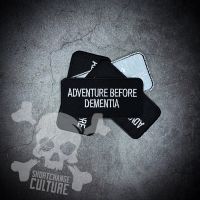 ตัวรีดติดเสื้อ ตัวรีดลายปัก อาร์มปัก Adventure Before Dementia Patch - 8cm(L)x4cm(W)