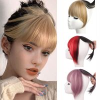 ▬☢ﺴ Fake 3D Air Bangs Hair Clip-In Extension Synthetic Fake Fringe Natural False hairpiece For Women Clip In Bangs