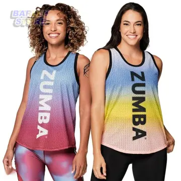  ZUMBA Breathable Jersey Workout Tops Fitness Dance