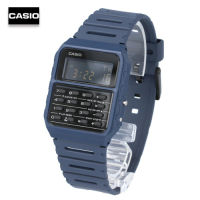 Velashop นาฬิกาข้อมือผู้ชายคาสิโอ Casio Data Bank Series Black Resin Band Watch สายเรซิ่น รุ่น CA-53WF-2BDF, CA-53WF-2B, CA-53WF, CA-53W, CA53W