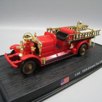 164 Scale 13ซม. โลหะ Diecast คลาสสิก1924 Ahrens Fox Fire รถบรรทุก SUV รถ Auto รุ่นของเล่น F เด็กของขวัญเด็ก Collection