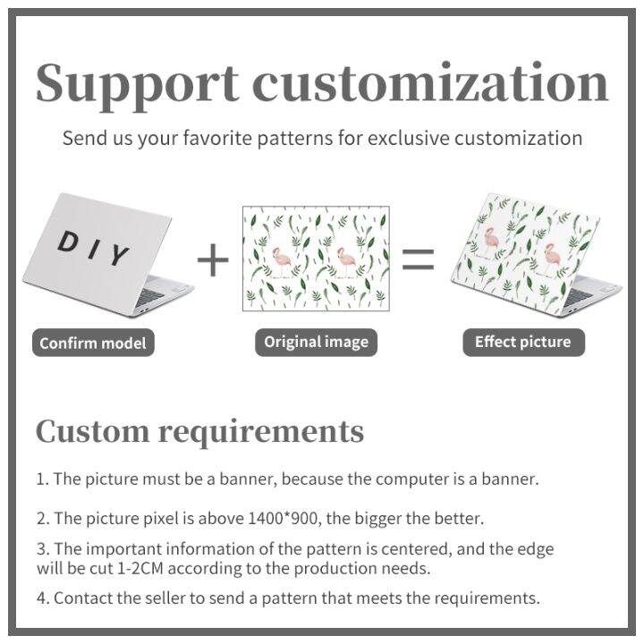 ร้อน-ฟลามิงโกปกแล็ปท็อปสติ๊กเกอร์ไวนิลผิวโน๊ตบุ๊คเรียบง่ายรูปลอก11-6-quot-13-3-quot-14-quot-15-6-quot-17-3-quot-ผิวสำหรับ-lenovo-asus-dell-hp