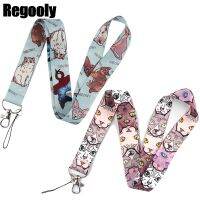 Sphynx cat Classical Style Lanyard For keys The 90s Phone Working Badge Holder Neck Straps With Phone Hang Ropes webbings ribbon