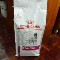 ส่งฟรีทุกรายการ Royal canin Renel Select ขนาด2kg อาหารสำหรับสุนัขโตที่มีอาการโรคไตเรื้อรัง