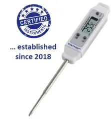 Certified Instruments - Javelin Pro Duo Gourmet Food Thermometer PX1D with  Calibration - Senze Instruments Pte Ltd