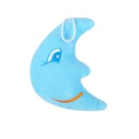 ZZOOI New Cute Baby Adult Moon Star Cloud Shape Emoticon Short Plush Throw Pillow Nap Pillow Dolls Pendant