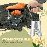 [AMO Garden Decoration]สวนหลอดไฟชาวไร่แบบพกพาอัตโนมัติต้นกล้า Transplanter หญ้า Plugger เครื่องมือความลึกเครื่องหมายพื้นดินแทรกต้นกล้า Remover