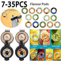 7-35Pcs Flavour Pods Water Cup Fragrance Ring Multi-Flavor Sports Bottle Flavour Pod 0 Sugar Used In Flavoured Drinking Bottle