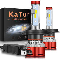 2pcs Turbo H4 LED Headlight 16000Lm 6000K CSP For Mitsubishi Lancer 10 Galant Outlander 9005 HB3 9006 HB4 H11 LED Auto Headlamp