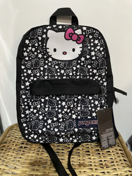 Black Hello Kitty Print Large School Jansport Backpack | Lazada PH