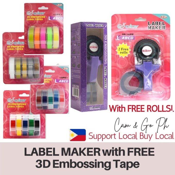 CIDY/MOTEX LABEL MAKER with FREE ROLLS Lazada PH