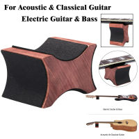 2 IN 1 Guitar Neck Rest Support Electric Acoustic Luthier Tool Ukulele Stand Rack Mandolin Wood Base Muscial Instrument Supplies