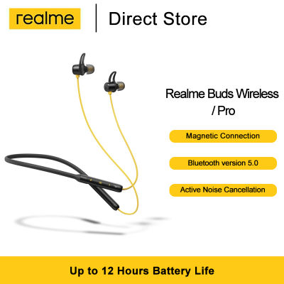 Realme Buds WirelessPro Earphone Magnetic Connection Bluetooth 5.0 Bass Boost Driver Active Noise Cancellation Gaming Earphone