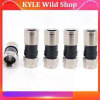 KYLE Wild Shop RG6 F Type Compression 2.7cm Snap Seal Plug Connector For Sky Satellite Virgin Cable