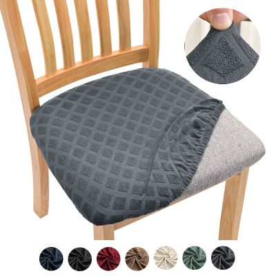 【CW】 New Dining Cover Stretch Cushion Slipcovers Removable Protector Housse de Chaise