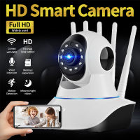 กล้องวงจรปิด wifi V380 ซื้อ1แถม1 กล้องรักษาความปลอดภัย samsung CCTV Camera กล้องวงจรปิดไร้สาย กล้องวงจรปิด ไร้ สาย 360องศา​ มีไมค์และลำโพง ระบบตรวจจับ360°PTZ Control CCTV Camera with Alarm