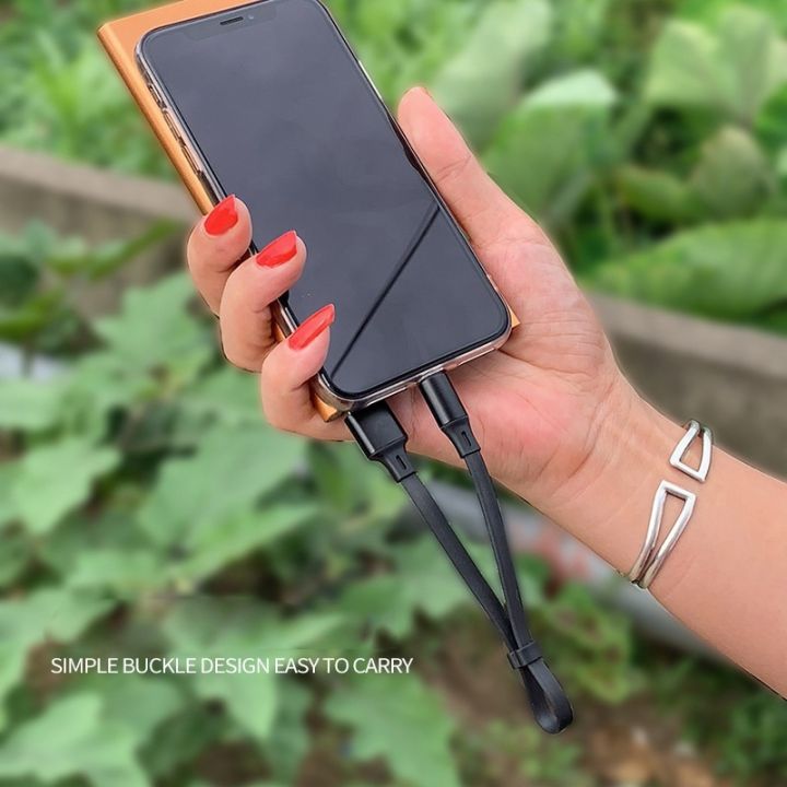 a-lovable-portable-fortype-cphone-data-cableshort-wiringcharging-line-สาย-usb-ccharging