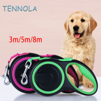 3m5m8m Durable Dog Leash Retractable Automatic Dog Roulette Nylon Dog Collar Extension Puppy Walking Running Dog Accessories