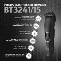 Philips BT3241/15 Smart Beard Trimmer - Power adapt technology for precise trimming- 20 settings; 90 min run time with Quick Charge