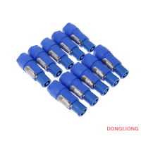 DONGLIONG 10ชิ้นแจ๊คต่อไมค์ลอย NAC3FCA 3ขาคอนเนคเตอร์ Powercon ตัวผู้20A ปลั๊กไฟ250V AC