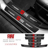 Fiat Stilo Punto Argo Bravo Palio 500 Toro Freemont Marea Panda  Car Sill Sticker Anti-Scratch Waterproof Trunk Protector Accessories